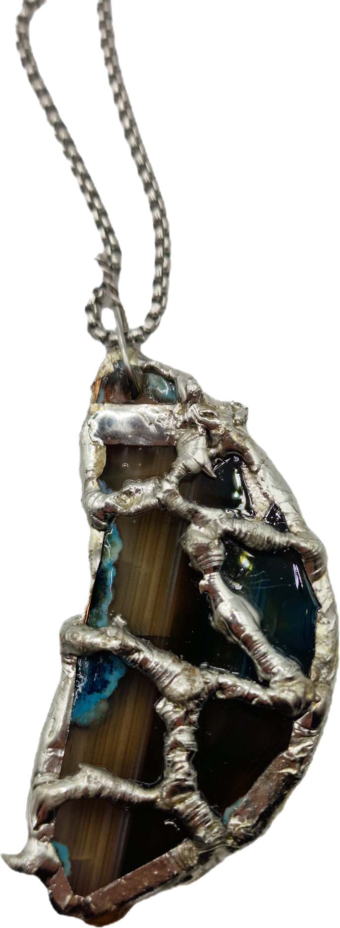 FORGED Vintage Pendant ( Chain included )