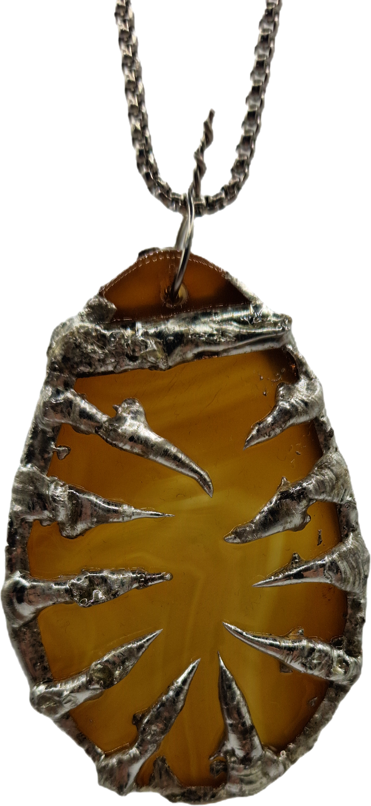 FORGED Vintage Pendant ( Chain included )