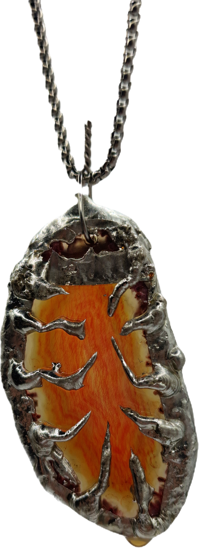 FORGED Vintage Pendant ( Chain included )