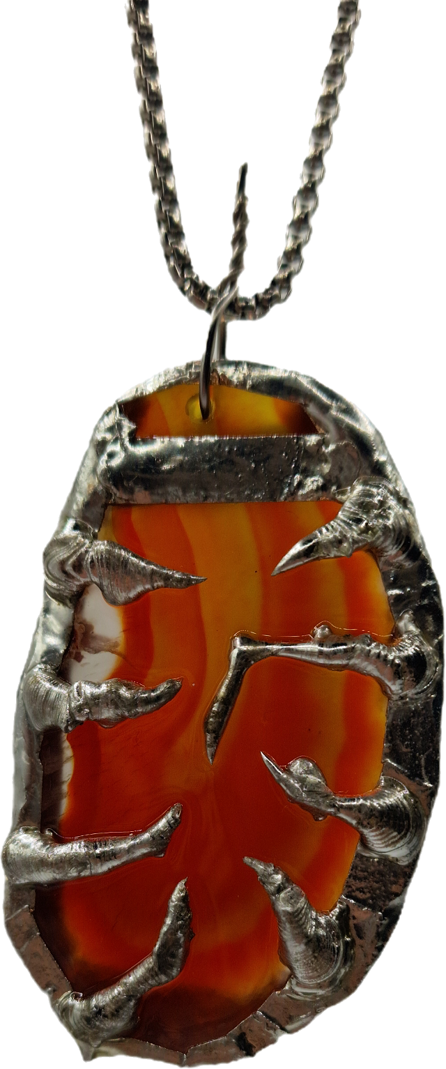 FORGED Vintage Pendant ( Chain included )