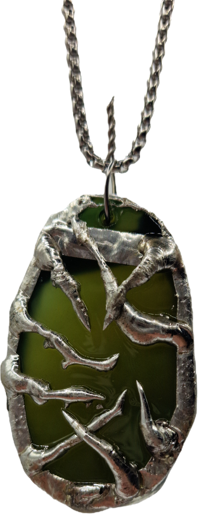 FORGED Vintage Pendant ( Chain included )