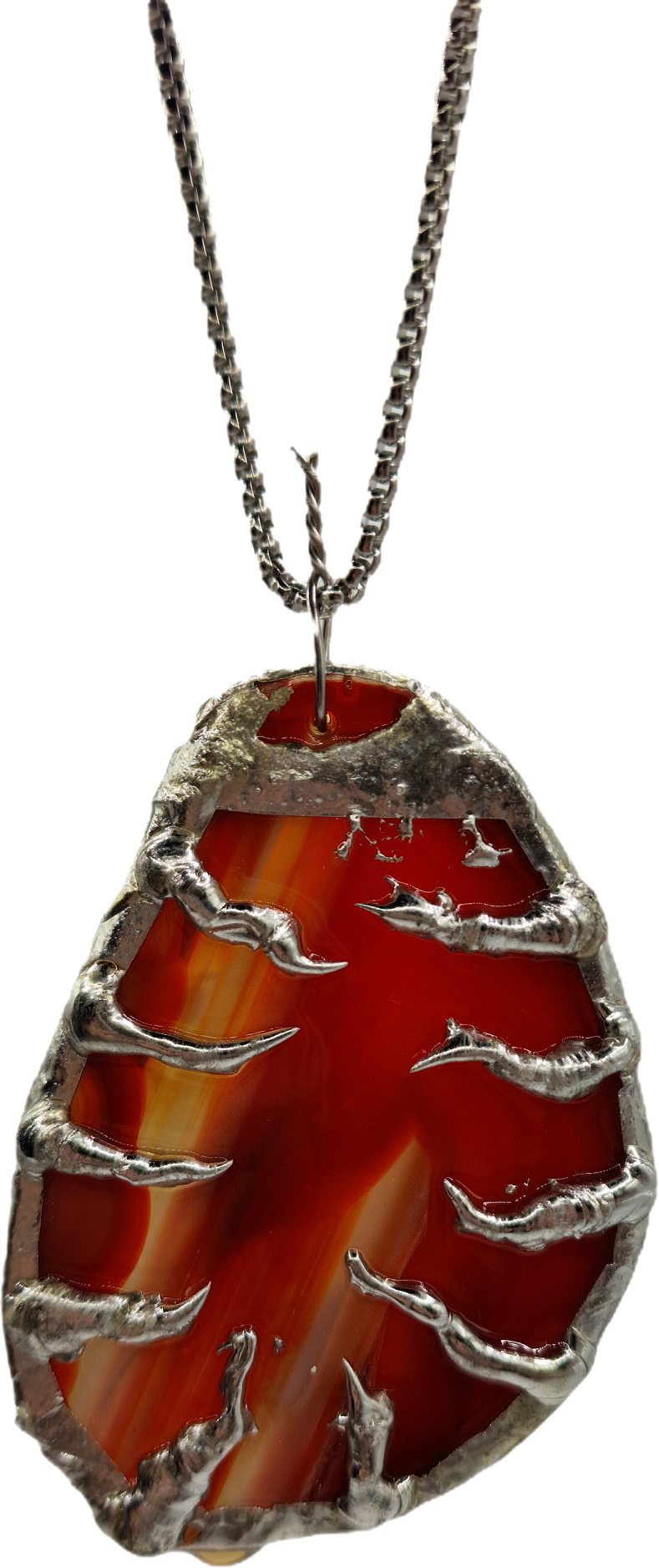 FORGED Vintage Pendant ( Chain included )