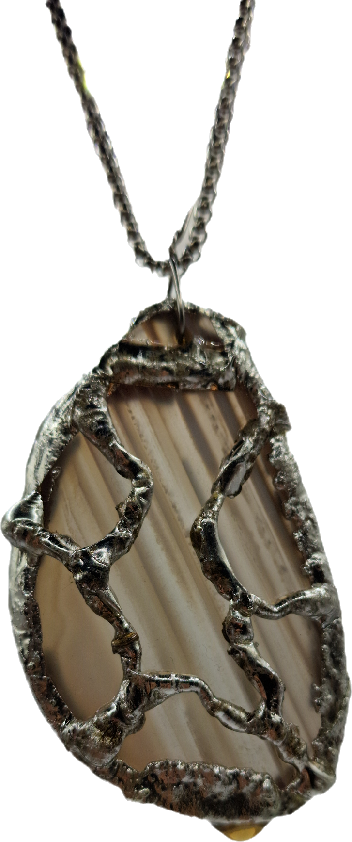 FORGED Vintage Pendant ( Chain included )