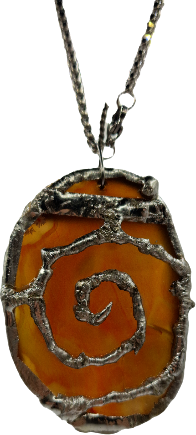 FORGED Vintage Pendant ( Chain included )